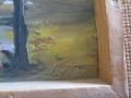 3 картини, 3 сезона, масло, фазер, подпис ,24х25см., снимка 6