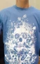 Мъжка тениска RVCA Blue Skull размер М, снимка 3