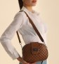 Елегантна дамска ежедневна чанта с три прегради 20х15х8 см., снимка 1 - Чанти - 44482485