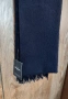 Dressman нов с етикет шал в тъмно синьо от 100 % вълна, снимка 15