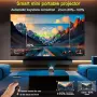 Смарт проектор за домашно кино Amovfilm HY300, Android TV 11, WiFi6, 1080P/4K, снимка 5