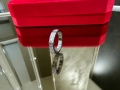 CARTIER Love Band White Gold Paved Diamonds Пръстен, снимка 4