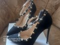 Дамски,елегантни обувки-набук, снимка 1 - Дамски обувки на ток - 40203519
