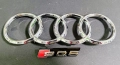 Емблеми за Audi Q5 SQ5, за предна решетка, емблема Audi Q5 Ауди SQ5, комплект , снимка 1