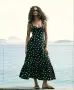 Дълга рокля polka dot , снимка 1