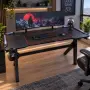 Комплект геймърско бюро с LED осветление и аксесоари и геймърски стол с RGB LED осветление и дистанц, снимка 8