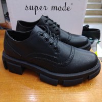 Дамски обувки м. 1090 черни , снимка 1 - Дамски ежедневни обувки - 42144586