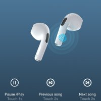 Lenovo-HT38 Безжични спортни Bluetooth слушалки с микрофон, снимка 4 - Bluetooth слушалки - 41783996
