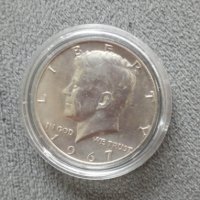 Американска сребърна монета 1967, снимка 1 - Колекции - 40736021