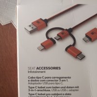 USB тип С кабел за  зареждане и пренос на данни , снимка 2 - Аксесоари и консумативи - 40435901