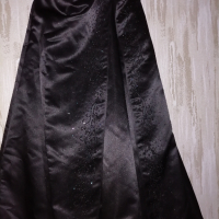 Дълга официална абитуриентска рокля с наметало р-р XS-S, снимка 6 - Рокли - 44550048