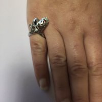 Сребърен пръстен (78), снимка 2 - Пръстени - 39132060