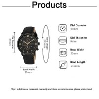 GENEVA - кварцов часовник,дата,кожена каишка, снимка 2 - Мъжки - 41435840