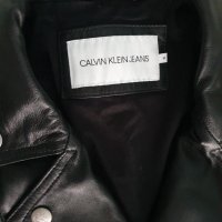 Мъжко кожено яке Calvin Klein, снимка 3 - Якета - 42733043