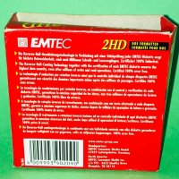 Lot of 3 x BASF 2HD Emtec Diskettes Dos Formatted High Density 3.5" , снимка 3 - Друга електроника - 41903948