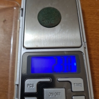Стара турска-османска монета,1277/4г,бронз, снимка 3 - Нумизматика и бонистика - 36094214