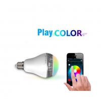 1351 Цветна Bluetooth Smart LED Крушка с Високоговорител, снимка 7 - Други - 34639599