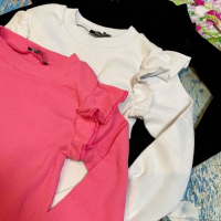 3 цвята дамска блуза рипс , снимка 1 - Блузи с дълъг ръкав и пуловери - 44605910