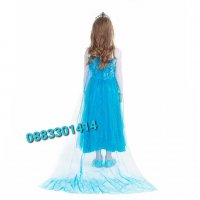 Рокля Елза Замръзналото кралство Frozen , снимка 12 - Детски рокли и поли - 34456068