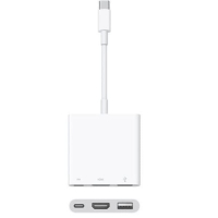 Apple USB-C Digital AV Multiport A2119 Adapter Оригинал, снимка 2 - Аксесоари за Apple - 44680044