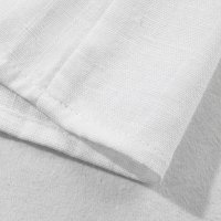 Дамска блуза в бяло с дълги ръкави с пискюли, от вискоза и лен, снимка 8 - Блузи с дълъг ръкав и пуловери - 44382552