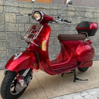 Електрически скутер тип VESPA 4000W 20Ah/72V+документи за регистрация+БЕЗ ключово палене+LCD дисплей, снимка 3 - Мотоциклети и мототехника - 34447368