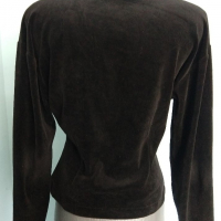 Луксозна дизайнерска блуза от кадифе top "Sandwich" fashion / голям размер , снимка 5 - Блузи с дълъг ръкав и пуловери - 36151463