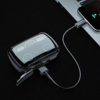 Безжични bluetooth слушалки с LED цифров дисплей, снимка 4 - Bluetooth слушалки - 44826007