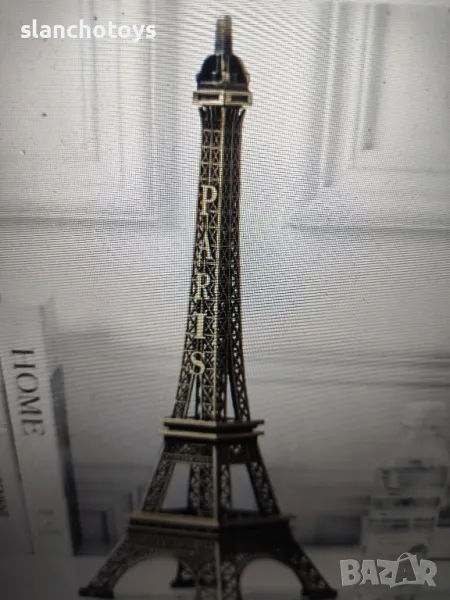 Метален макет на Айфелова кула, 32см, снимка 1