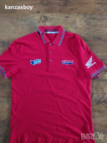 gas hrc honda men's polo shirt - страхотна мъжка тениска КАТО НОВА, снимка 1