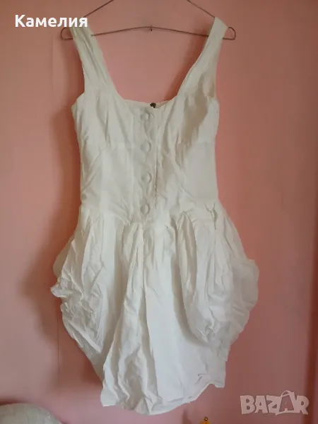 Бяла рокля, XS-размер, снимка 1
