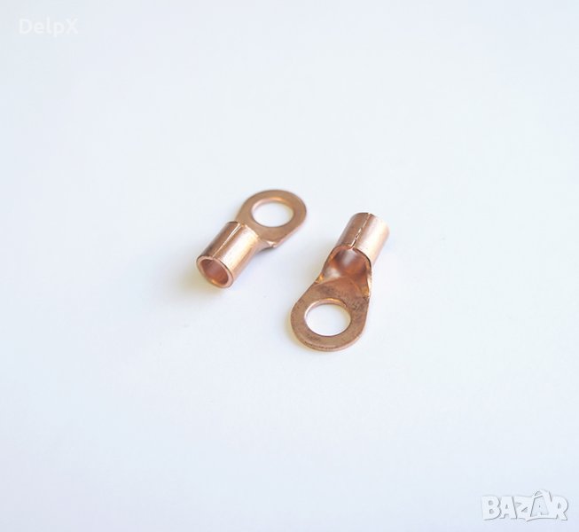 Кабелно ухо медно Ф8mm/16mm2, снимка 1