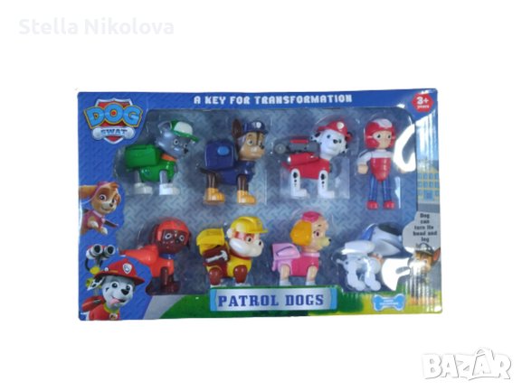 Детски комплект от 8 герои на пес патрул, снимка 1