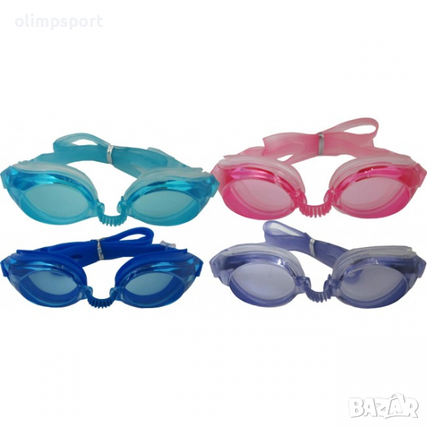 Очила за плуване MAX с UV защита и защита против изпотяване. Материал каишка: силикон, снимка 1