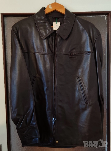 Ново яке, естествена кожа, размер 48, снимка 1