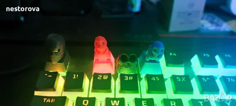 Копчета за клавиатура Pokémon Spider-Man череп Keycap MX Cherry, снимка 1