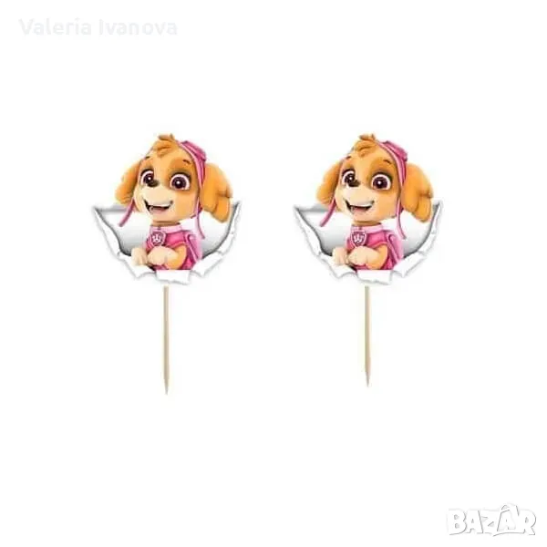 Комплект топери Paw patrol Skye, 6 броя 99910, снимка 1