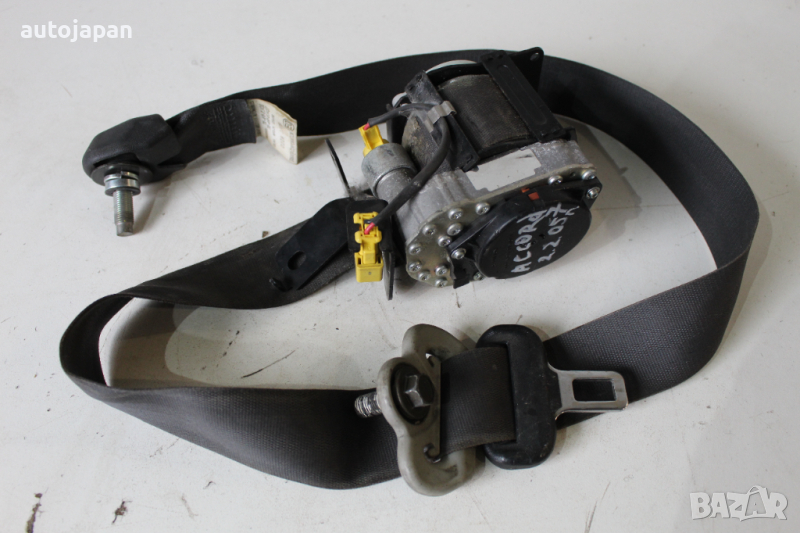 Преден десен предпазен колан Хонда акорд 7 2.2 05г Honda accord 7 2.2 2005, снимка 1