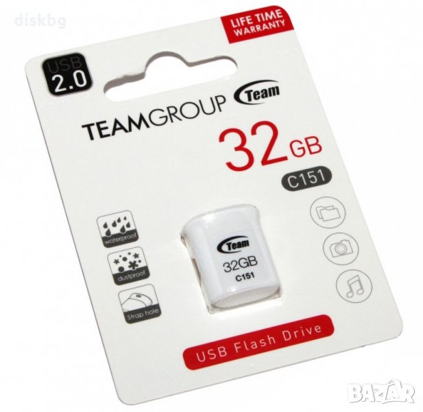 Нова USB 32GB Flash памет TEAMGROUP C151, снимка 1