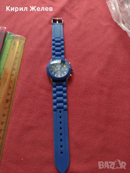Красив часовник унисекс GENEVA силиконова каишка - 3154, снимка 1