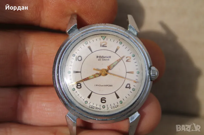 СССР мъжки часовник ''Родина'' автомат /22 камъка/, снимка 1