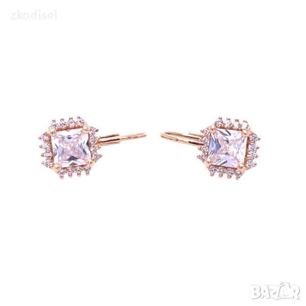 Златни обеци 2,59гр. 14кр. проба:585 модел:34428-4, снимка 1