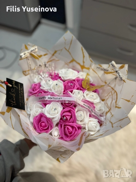Букети от вечни рози , снимка 1
