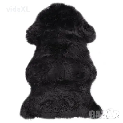 vidaXL Килим от овча кожа, 60х90 см, тъмносив(SKU:283878), снимка 1