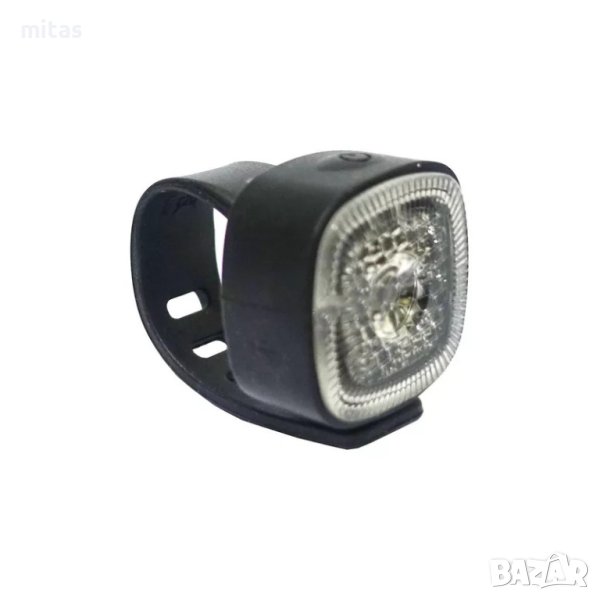 Предна LED светлина за велосипед фар XC-270W, USB, силикон, бяла, снимка 1