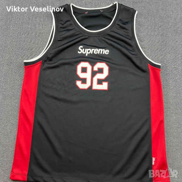 Supreme Basketball Jersey Мъжки Баскетболен Потник Размер L, снимка 1