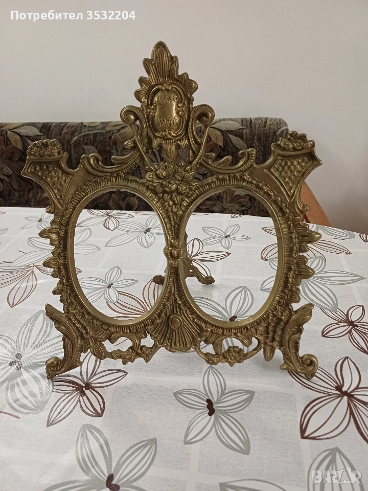 Бронзова рамка, снимка 1