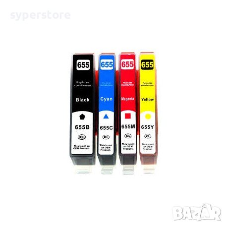 Глава за HP 655 Cyan синя съвместима CZ111AE DJ 3525 4615 4625 5525, снимка 1