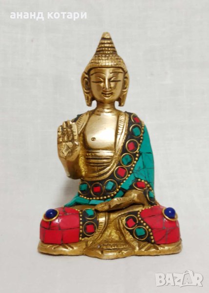 Буда статуя с естествен корал 2, снимка 1