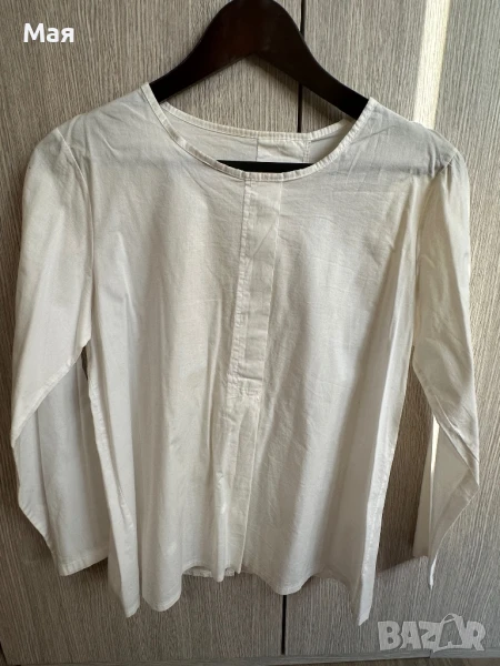 Бяла дамска блуза, снимка 1